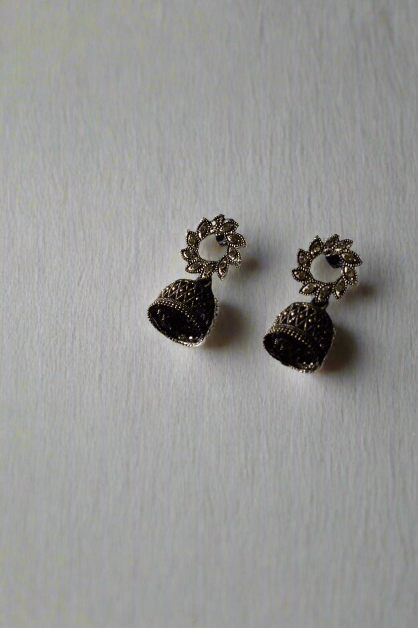 Oxidized jhumky