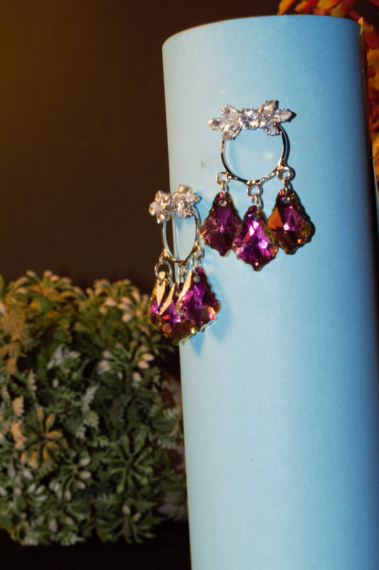 Double shaded earings