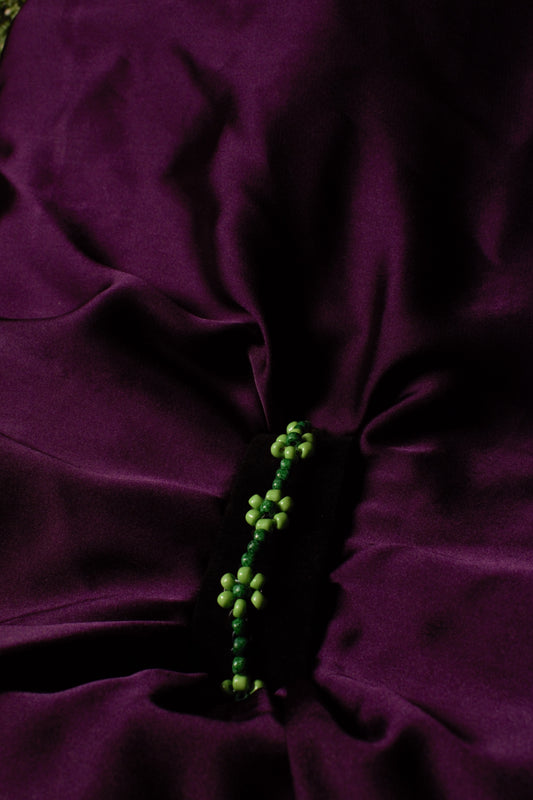 Floral beaded bracelet
