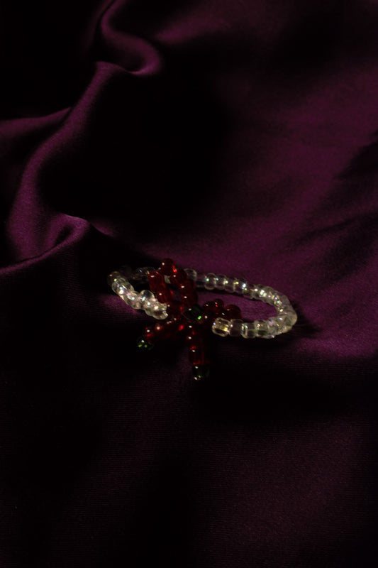 Bow beaded bracelet